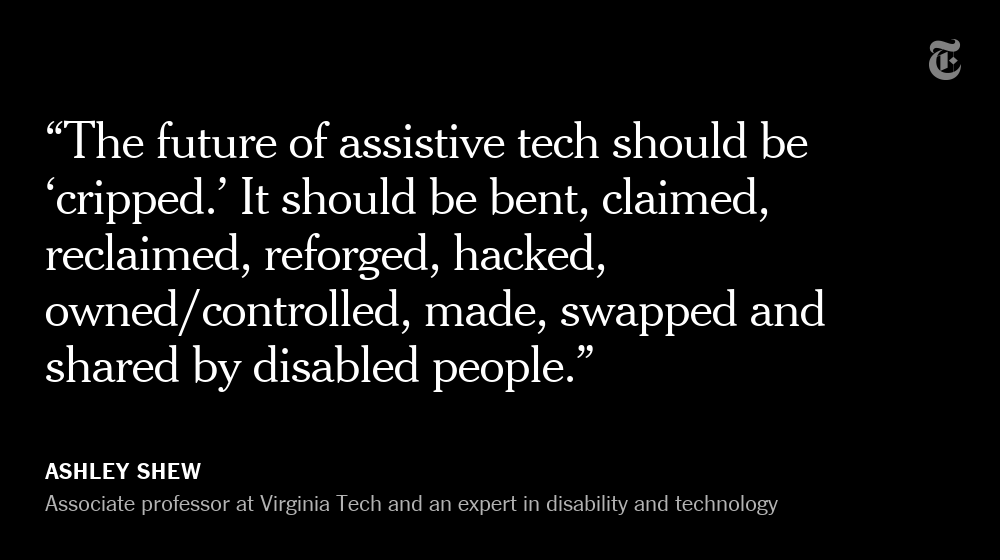 Designers in the disability community are drawn to innovations that embed accessibility into everyday technologies and the spaces that we all share. Also, they want people to stop trying to solve problems that don’t exist.  https://nyti.ms/30MUaHR 