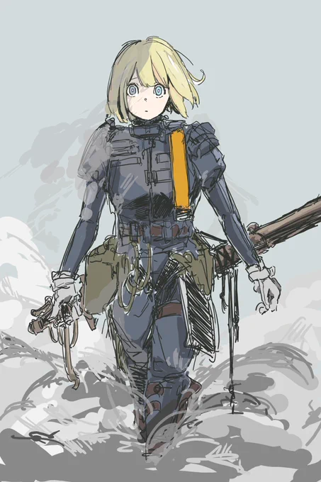 カッコよく描けたと思います。 