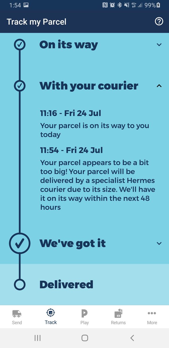 davidhayler89's tweet photo. @Hermesparcels @WishShopping great customer support hermes claim they cant deliver it as its too big but will try again in 48hours but instead of trying to redeliver they send it back and wish just don't care..... its a ring how can it be too big why do people use hermes just bad https://t.co/XAteQEMcoU