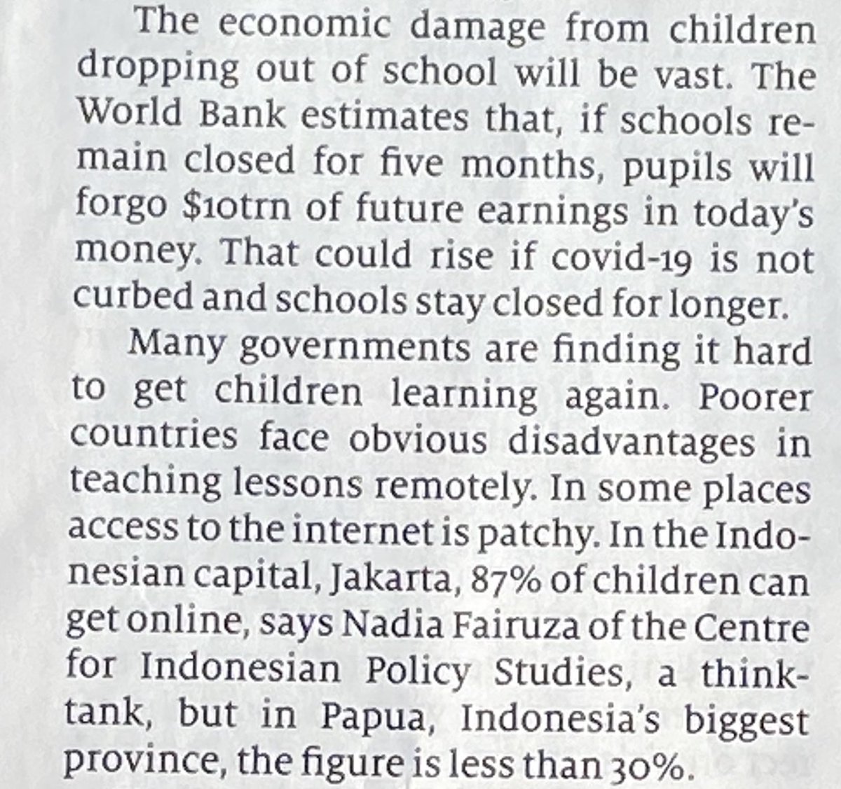 #Waqf endowments can be part of the solution, providing permanent resources for inclusive education. Our colleagues <a href="/UNDPIndonesia/">UNDP Indonesia</a> have been pioneers in exploring the SDG impact of endowments, and <a href="/UNDPSaudiArabia/">UNDP Saudi Arabia</a> has embarked on groundbreaking research on this with <a href="/ICD_PS/">ICDPS</a>