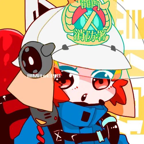 #絵を彩度100にすると超派手 