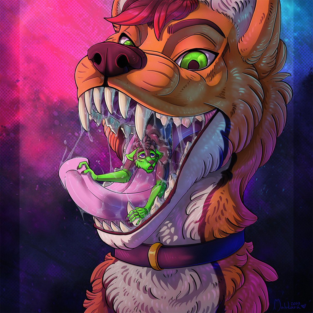 MahkaraSateless's tweet photo. Seems like he tastes really good
#furry #digital #art #vorefurs https://t.co/vwEQw6LnyA