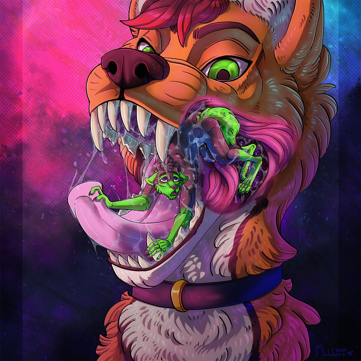 MahkaraSateless's tweet photo. Seems like he tastes really good
#furry #digital #art #vorefurs https://t.co/vwEQw6LnyA