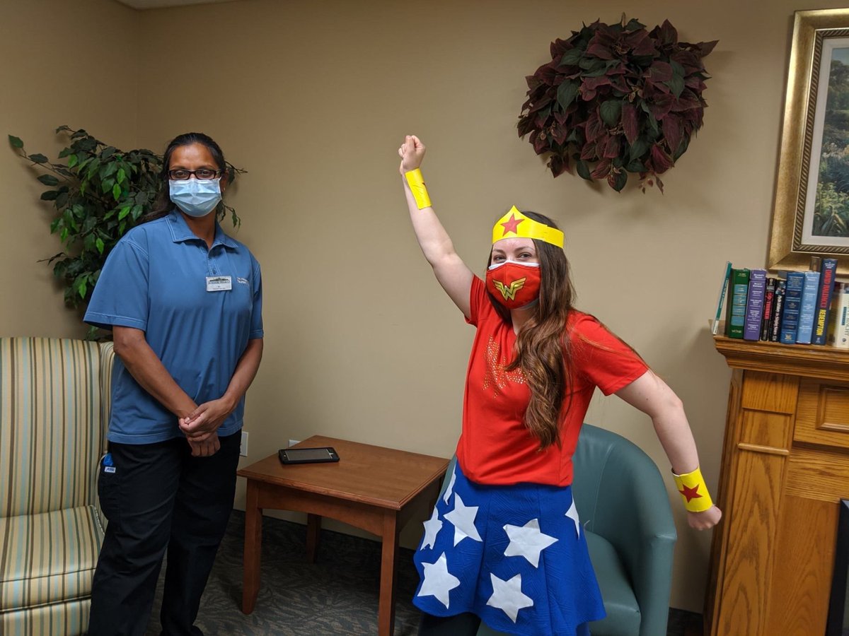 Taunton_Mills's tweet photo. Emily from Recreation leading the way for Dryden. Dryden Team showed their Superhero Poses on our Theme day this week. What would your superhero pose be? #ThemeDaysAreFun #RealLifeSuperHeros #TauntonStrong #ProudtoWorkAt https://t.co/8qXC56BN8n