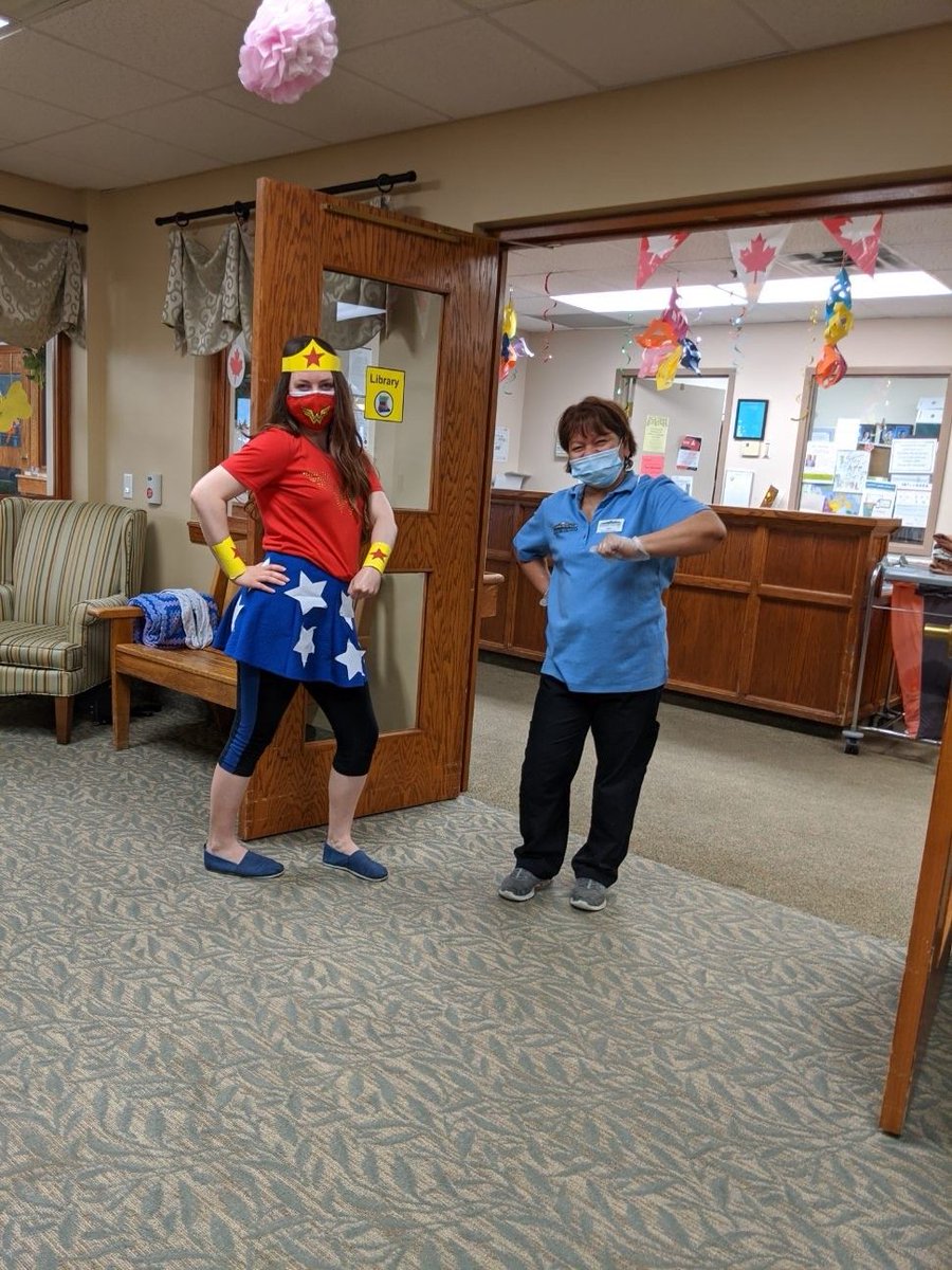 Taunton_Mills's tweet photo. Emily from Recreation leading the way for Dryden. Dryden Team showed their Superhero Poses on our Theme day this week. What would your superhero pose be? #ThemeDaysAreFun #RealLifeSuperHeros #TauntonStrong #ProudtoWorkAt https://t.co/8qXC56BN8n