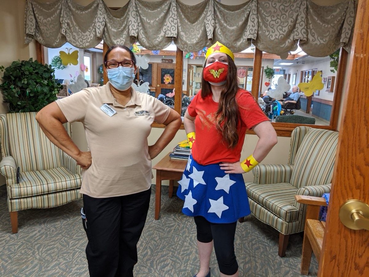 Taunton_Mills's tweet photo. Emily from Recreation leading the way for Dryden. Dryden Team showed their Superhero Poses on our Theme day this week. What would your superhero pose be? #ThemeDaysAreFun #RealLifeSuperHeros #TauntonStrong #ProudtoWorkAt https://t.co/8qXC56BN8n