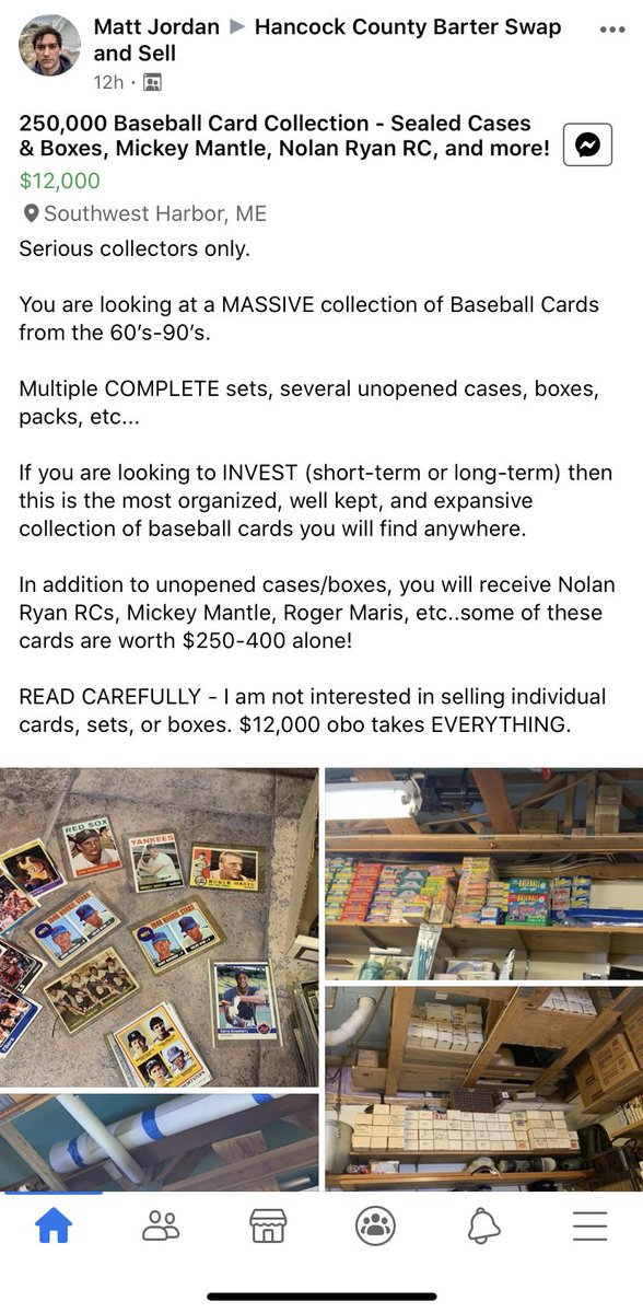 Katytidbits's tweet photo. ⁦⁦@garyvee⁩ check this out, a local guy from my area. I don’t have an 12,000 bucks laying around but I thought you might be interested! https://t.co/e01eM5Woxo
