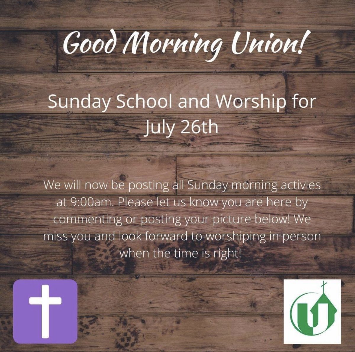 UnionUMCIrmo's tweet photo. Good morning!

Here is today's Sunday School Lesson brought to you by Rev. Jeri Katherine Sipes..
https://t.co/ITJHeiVlvX

Here is the Youth Sunday school lesson...
https://t.co/2krXCpVTUK

Here is today's worship service...
https://t.co/Ao937fqV6Q

Have a blessed day! https://t.co/AQNqChCMub