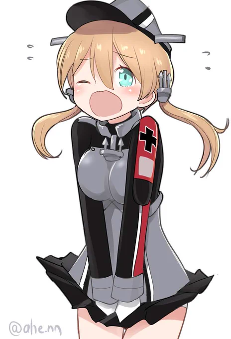 風が強い日のオイゲンさん 