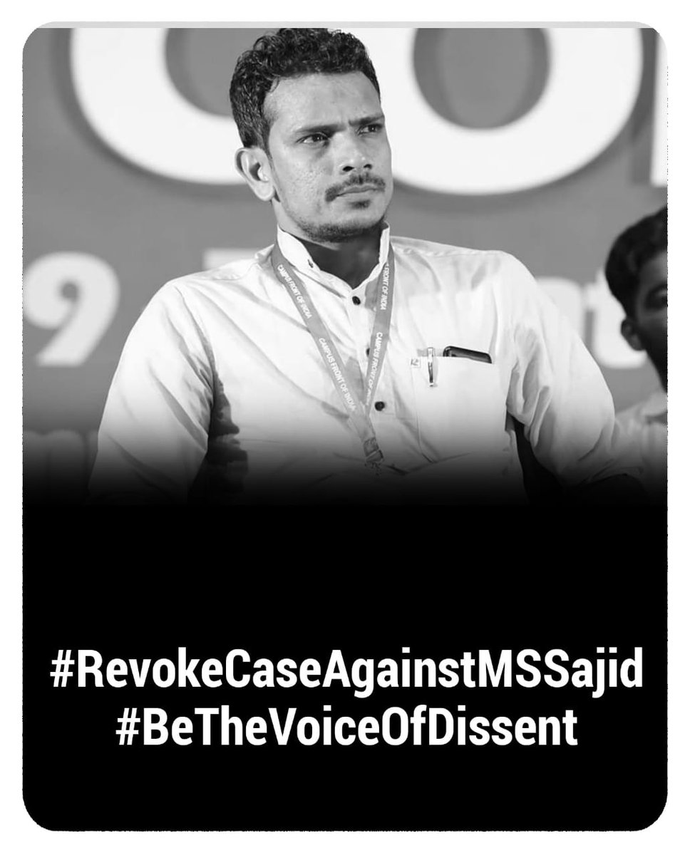 eyakramul's tweet photo. #RevokeCaseAgainstMSSajid
#BeTheVoiceOfDissent https://t.co/wVTGmsnlDG