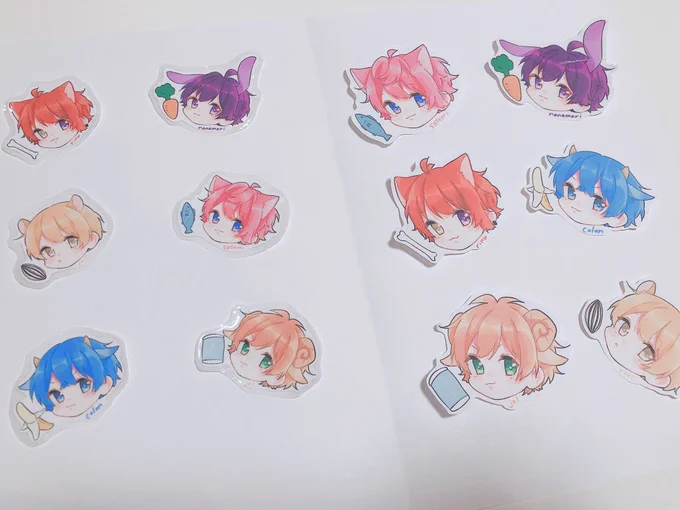 シール作った✨
(1枚目の写真の右側はサイズみすって失敗…)
2枚目の画像保存して好きに使ってください?? 