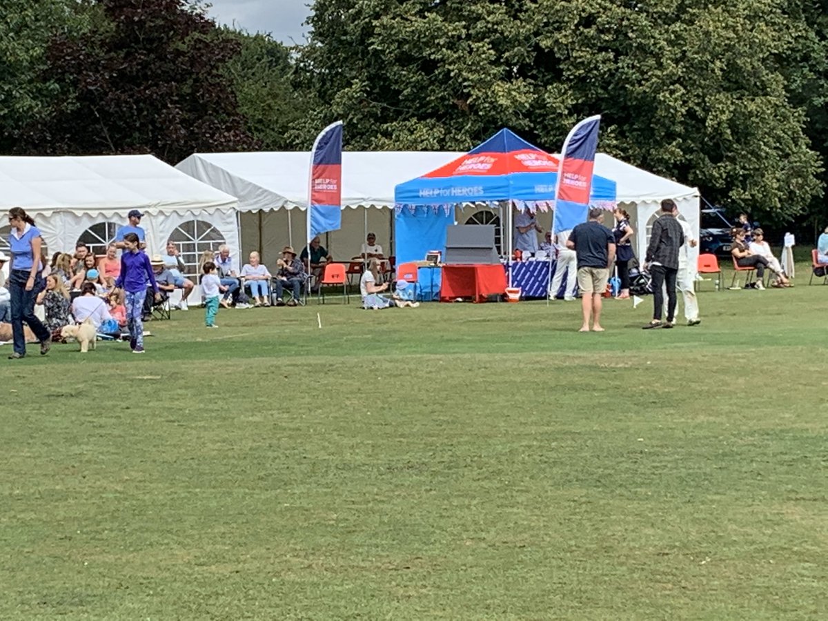 robwatsham's tweet photo. One year ago today, the @HelpforHeroes cricket team arrived at @stoneinoxney to take on the mighty #stonearmy An honourable draw was the order of the day. Roll in 13th September for the replay https://t.co/cGJHwe85EO