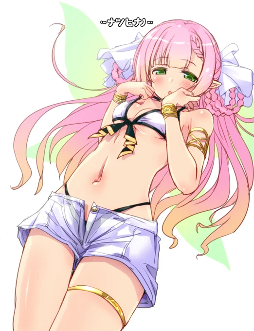 水着っぽいひなの羽衣ちゃん(∩ˊ꒳​ˋ∩) #ひなういあーと 