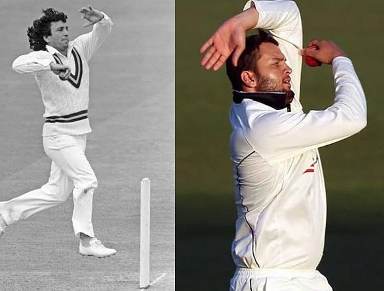 News99P's tweet photo. Abdul Qadir vs Usman Qadir
What do you think son is exactly copying his Father?
#pakistan #Cricket #pcb @therealpcb #legend #abdulqadir #usmanqadir #googly #googlymaster #abdulqadircricketer https://t.co/Fo84Ws62HL