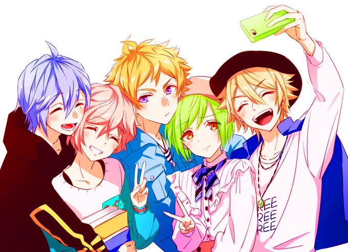 ぺかぺか? #絵を彩度100にすると超派手 
