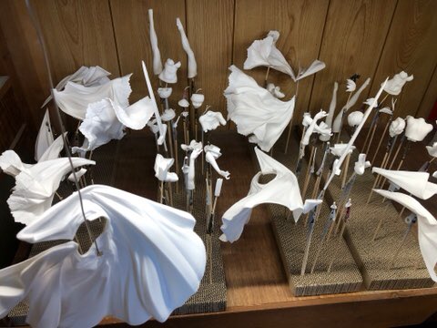 creamode's tweet image. オルタさんの布とティアラがふつくしい(=´∀｀) 
#制作過程の写真だけで興味を持ってくれる方へ届け