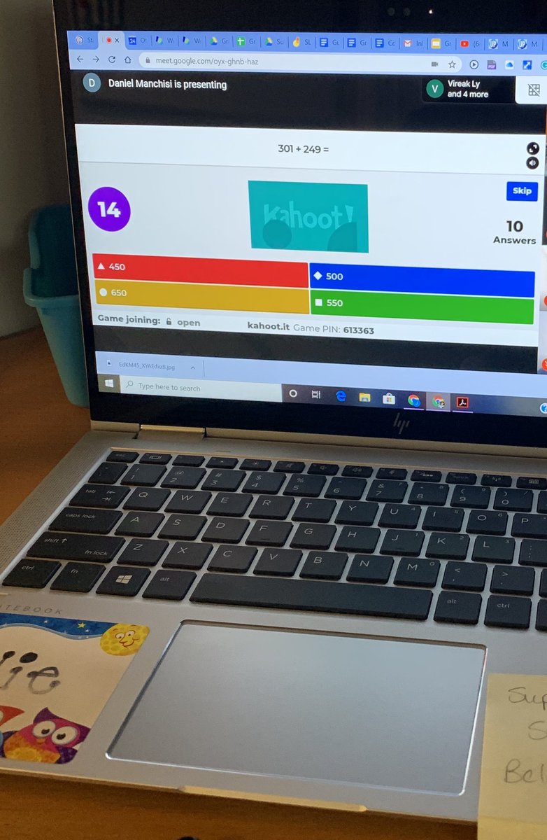 Jodie_Math's tweet photo. Our last day with @OntarioSLP, we discussed Autumn Pelletier, the 💦 warrior, &amp; created pics of us saving 💦. Then we went to wonderland (via videos) &amp; finished our morning with Kahoot to review all of the fun we have had over the past 3 wks! @JeannieArmstr20 @BenVallati #OCSBSLP https://t.co/W2rQqHALhN