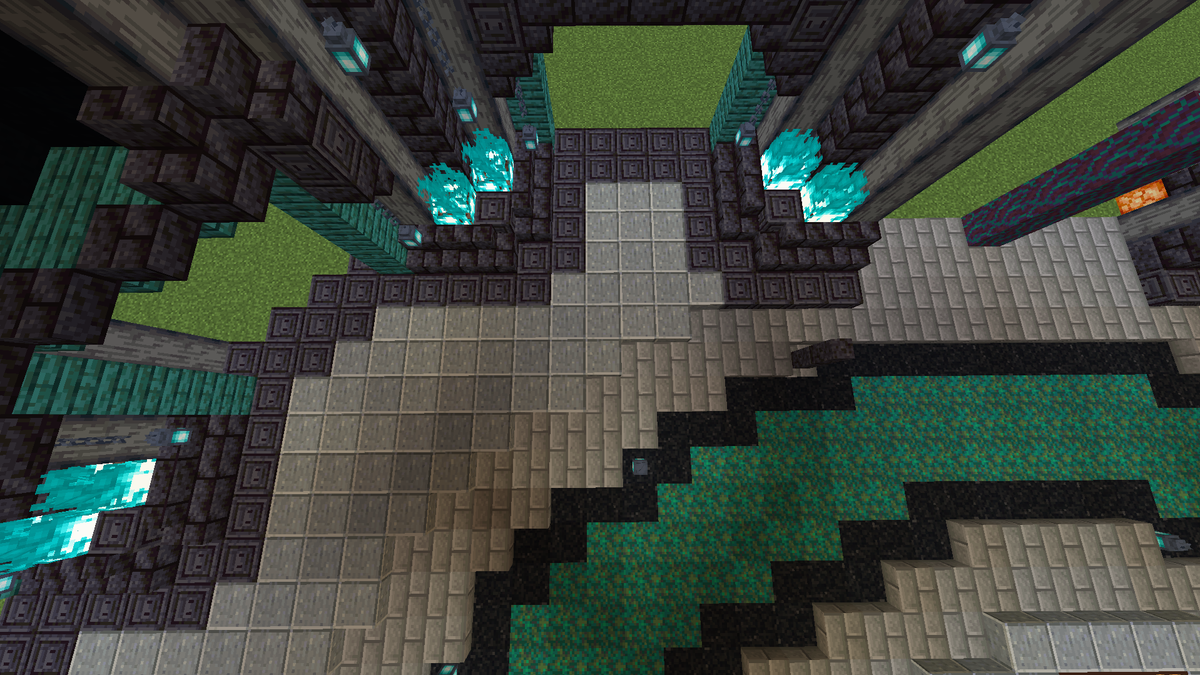 DaKatzTV's tweet photo. For those asking for the nether hub dimensions. These are the screenshots I referenced when building it. They should work for you :) #netherhub #minecraft #netherupdate #minecraftsmp https://t.co/8hd3hp50Tw