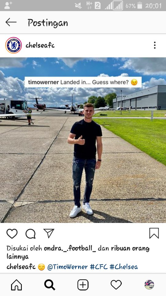 janesPS_48's tweet photo. Si #werner udah nyampe london, yeaasss come on @ChelseaFC 12 september 2020 https://t.co/bbootiXIh7