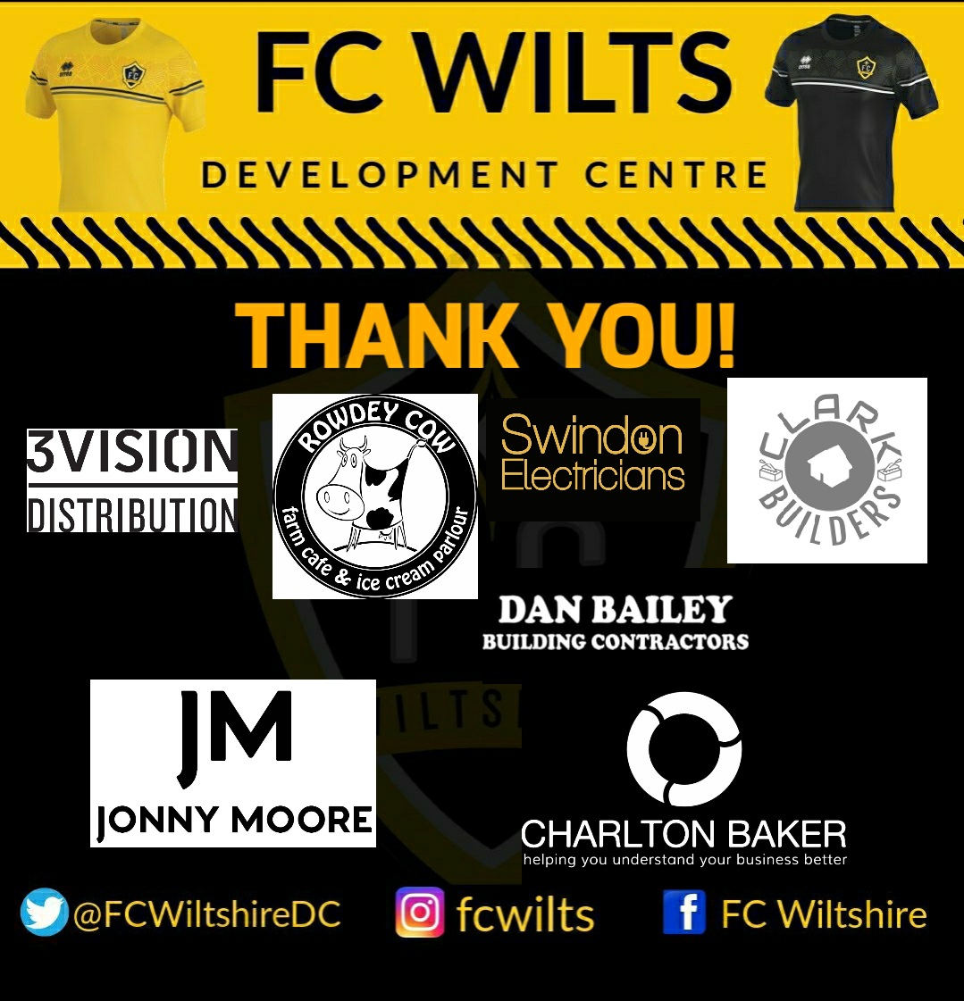 FCWiltshireDC's tweet photo. With the announcement that the @jpluk can continue in September, @FCWiltshireDC will be playing friendlies &amp; festivals throughout August in preparation. We would like to take this opportunity to thank all of our new sponsors of our brand new kit supplied by @TEAMWEARUK https://t.co/ta17A17nJE
