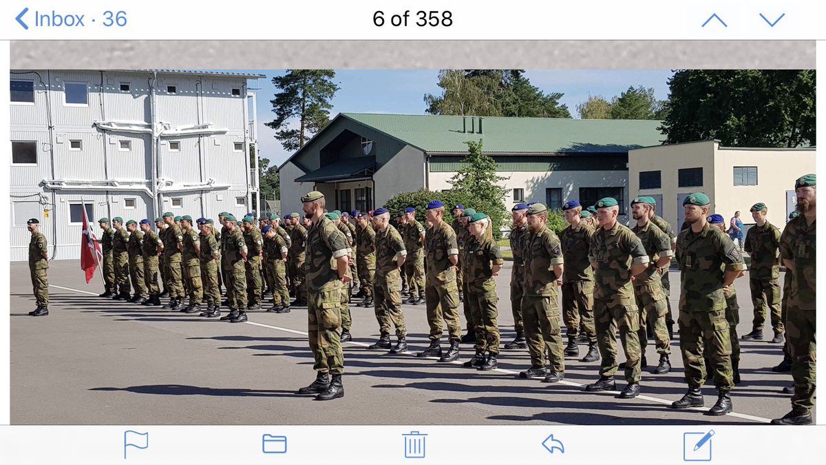 KarstenKlepsvik's tweet photo. Great honor to be present in Rukla today during the ceremony for transfer of command of the Norwegian troops in the Enhanced Forward Presence in Lithuania. LTC Axel Niemann headed the ceremony where LTC Morten Hanstad gave the command to Captain Einar Odden. https://t.co/SwzKsJRT2w