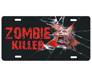 iBrainZombie's tweet photo. ► ► Zombie Killer License Plate ► ► https://t.co/UhKFHC7Okl ► ► 💀 #Zombie #TWD #FearTWD #TheWalkingDead https://t.co/iyKdJI8fEK