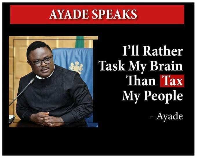 bokiblogafrica's tweet photo. AYADE SPEAKS: “I’ll Rather Task My Brain Than Tax My People” — Sen. Prof. Ben Ayade, The Humanitarian Governor #BokiBlog #BBCON2020 https://t.co/mD2ClLpvLx