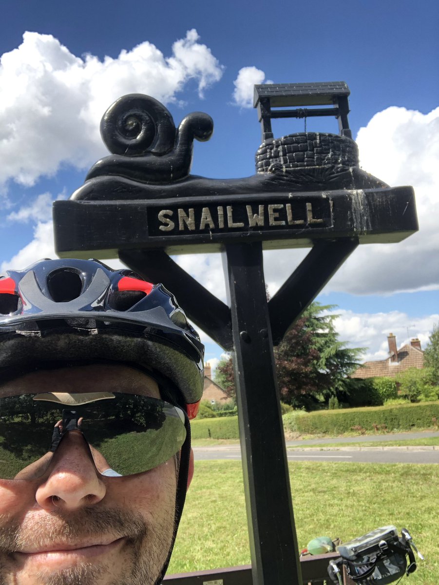gswtour's tweet photo. And the winner of the most literal village sign goes to ....#Snailwell https://t.co/k91Vl3VlIU