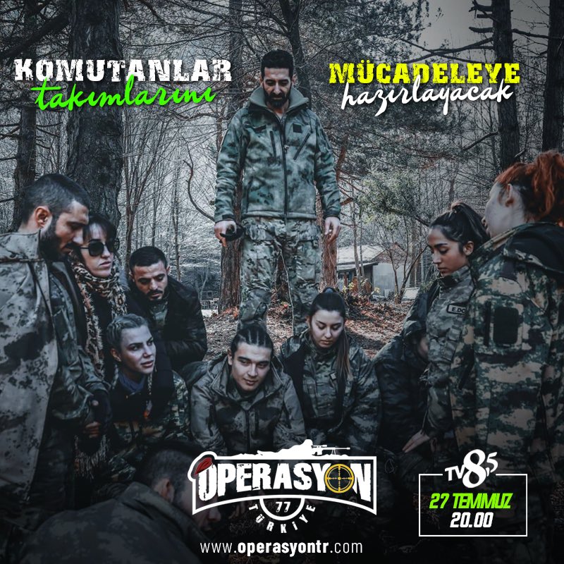 TV8,5’tan yepyeni bir yarışma!
Rekabet ve aksiyon dolu anlarıyla “Operasyon 77” Pazartesi akşamı 20.00’de TV8,5’ta başlıyor. <a href="/Nazenint/">Nazenin Tokuşoğlu</a>  <a href="/HASANYALNZOGLU/">hasan yalnizoglu</a> #tv8bucuk #yarışma #operasyon77