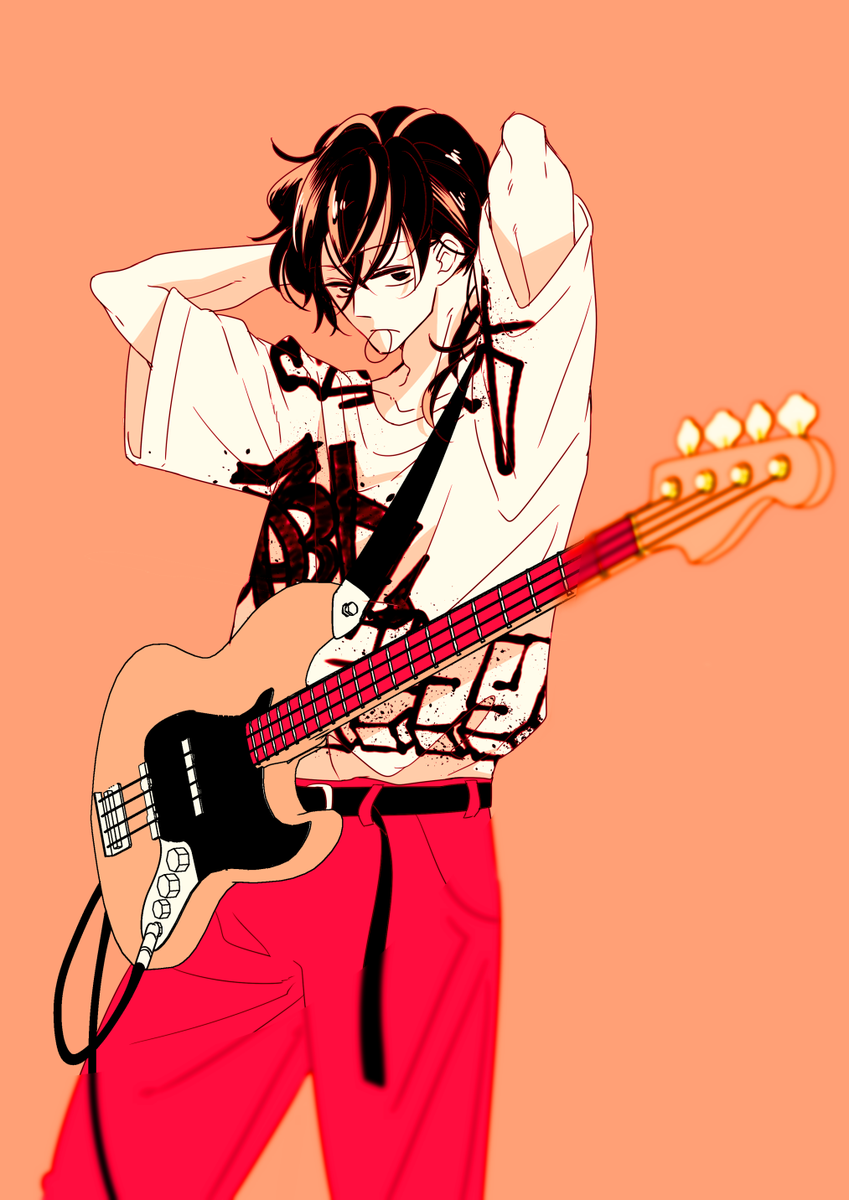 「#絵を彩度100にすると超派手こういうことですかね?派手になったかはわからんけど」|イズミハルカのイラスト