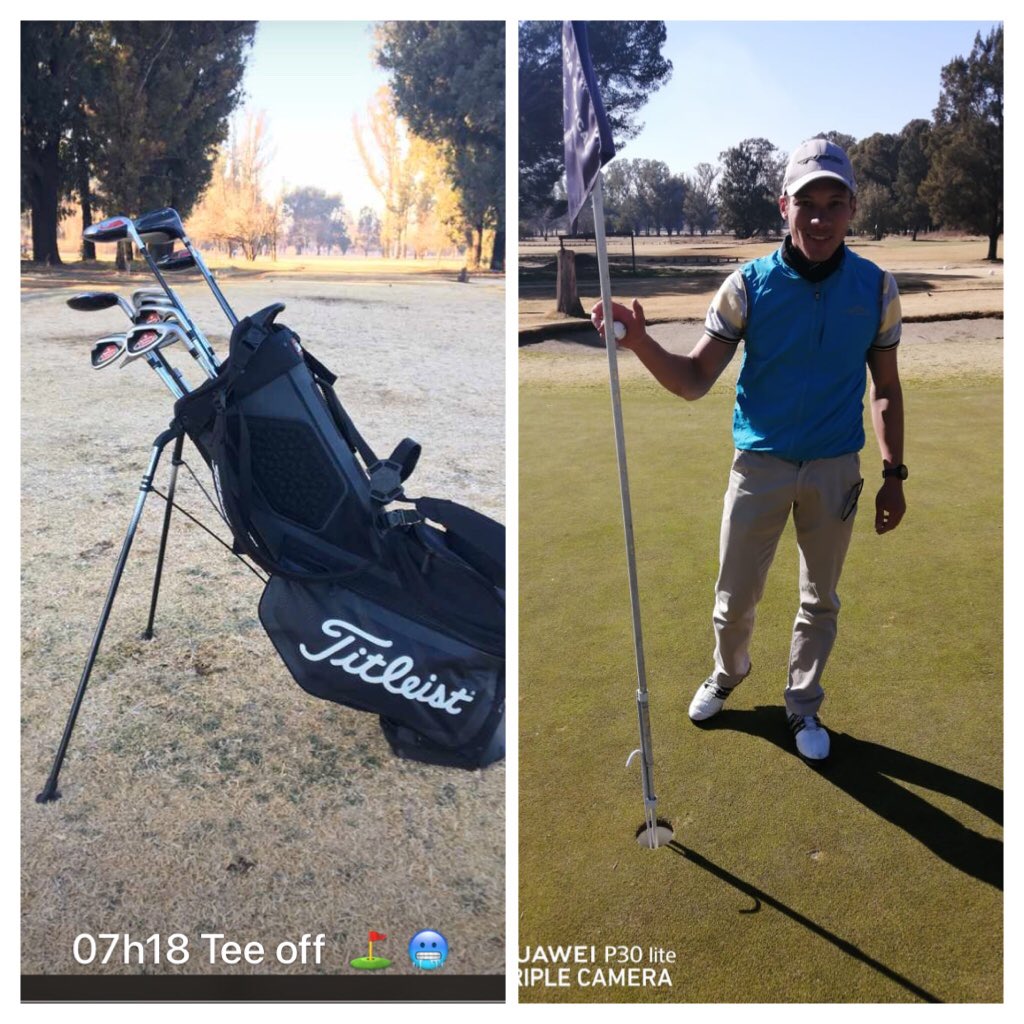 Wez_maN's tweet photo. A fun day of golf, not good golf but fun golf. Highlight of the day birdie from 140m out ⛳️ #Golf #CovidGolf #SoberGolf @Stereman https://t.co/g6dJ3Kd7jX