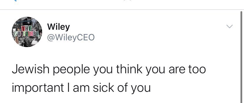 Labrinth's tweet image. There’s no explanations for this collection of words in this order that can convince me that this is not fucked up. No tolerance whatsoever for hate speaking. I would like to speak to any of my Jewish friends and corespondance about anti-semitism to learn and converse.