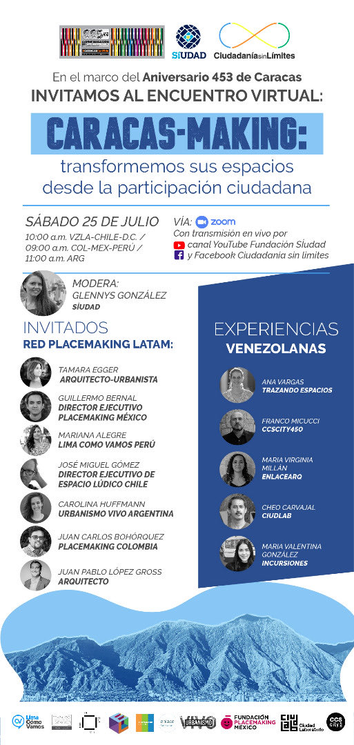 ¡Felicidades <a href="/siudad_ve/">SíUDAD</a> por excelente encuentro CARACAS-MAKING celebrando el aniversario de nuestra #Caracas! Gracias por ese regalo a nuestra ciudad: <a href="/limacomovamos/">Lima Cómo Vamos</a> <a href="/CaroHuffmann/">Caro Huffmann</a> <a href="/EggTamara/">Tamara Egger</a> <a href="/espacioludico/">Espacio Lúdico</a> <a href="/MemoBernal/">Guillermo Bernal</a> <a href="/PlacemakingCol/">Placemaking Colombia</a> (baby-making🍼) LINK➡️ youtu.be/3n-wzwOQ1oA