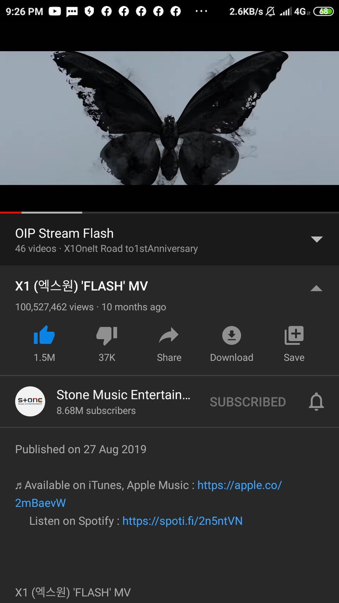ierajunpyo17's tweet photo. Stream #Flash become habit now bcs i still wanna catch red bg butterfly..
#이순간을_기억해줘_플래시1억뷰
#Lightup_Flash_100M
@x1official101 https://t.co/3HQ3SigQ2U