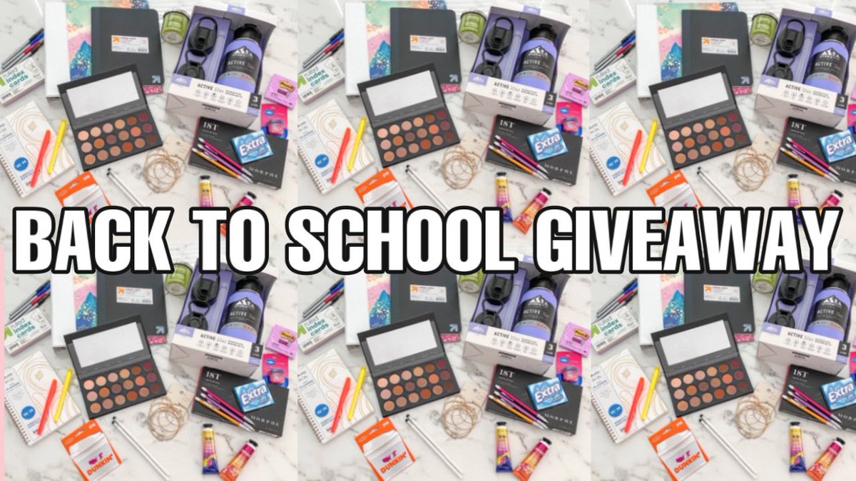 clairebdawe's tweet photo. Just posted day one of my back to school giveaways!!! So excited for them this year! Go enter here: https://t.co/24p51YO3ru https://t.co/pBU9fboDIc