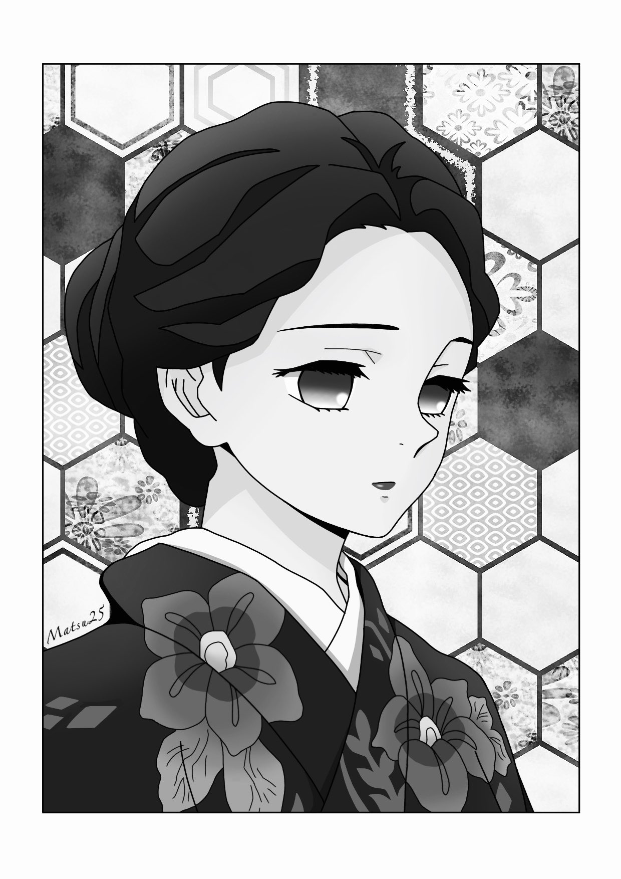 マツくん 鬼滅の刃イラストをモノクロにしてみた 絵をモノクロにするとかっこいい 鬼滅の刃イラスト T Co Dxotqcbgkf Twitter
