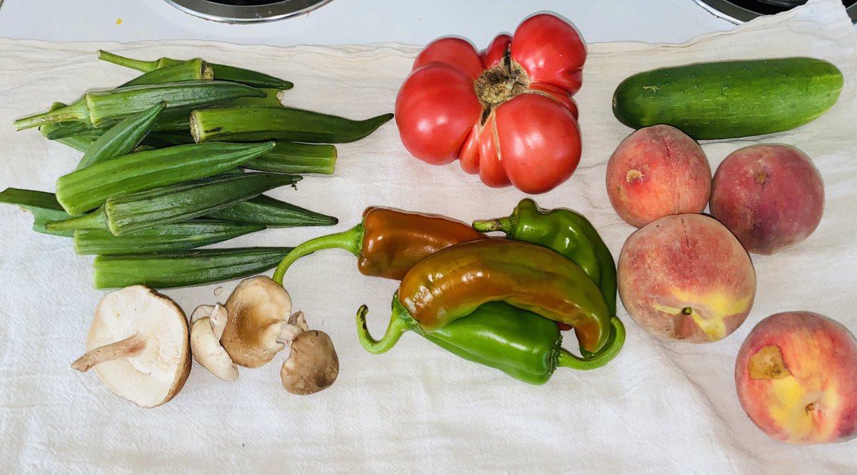 SoupSerpent's tweet photo. Farmers market haul! https://t.co/eWQePBIrMU