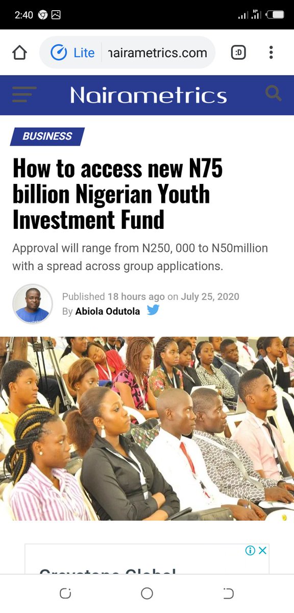 okpascohills's tweet photo. @AbiolaOdutola Good afternoon sir an happy Sunday to you ur family.
I sure this post a while ago sir.
The micro bank to visit is not specify just want to get a clear cut on it sir.

Regards https://t.co/NMHE7JubtQ
