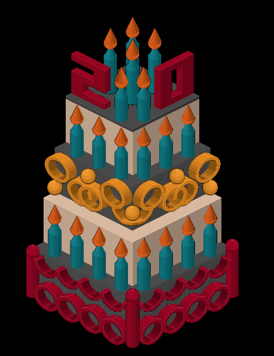 VinnyLovesHabbo's tweet photo. Happy Birthday, @Habbo. This is the best I could do with a couple hours before deadline. :) https://t.co/AFzwjXSZCB