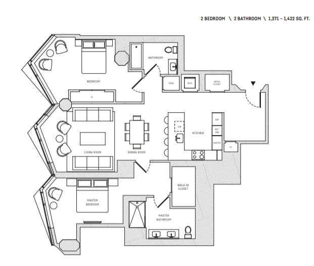 the master bedroom is... feels comptac