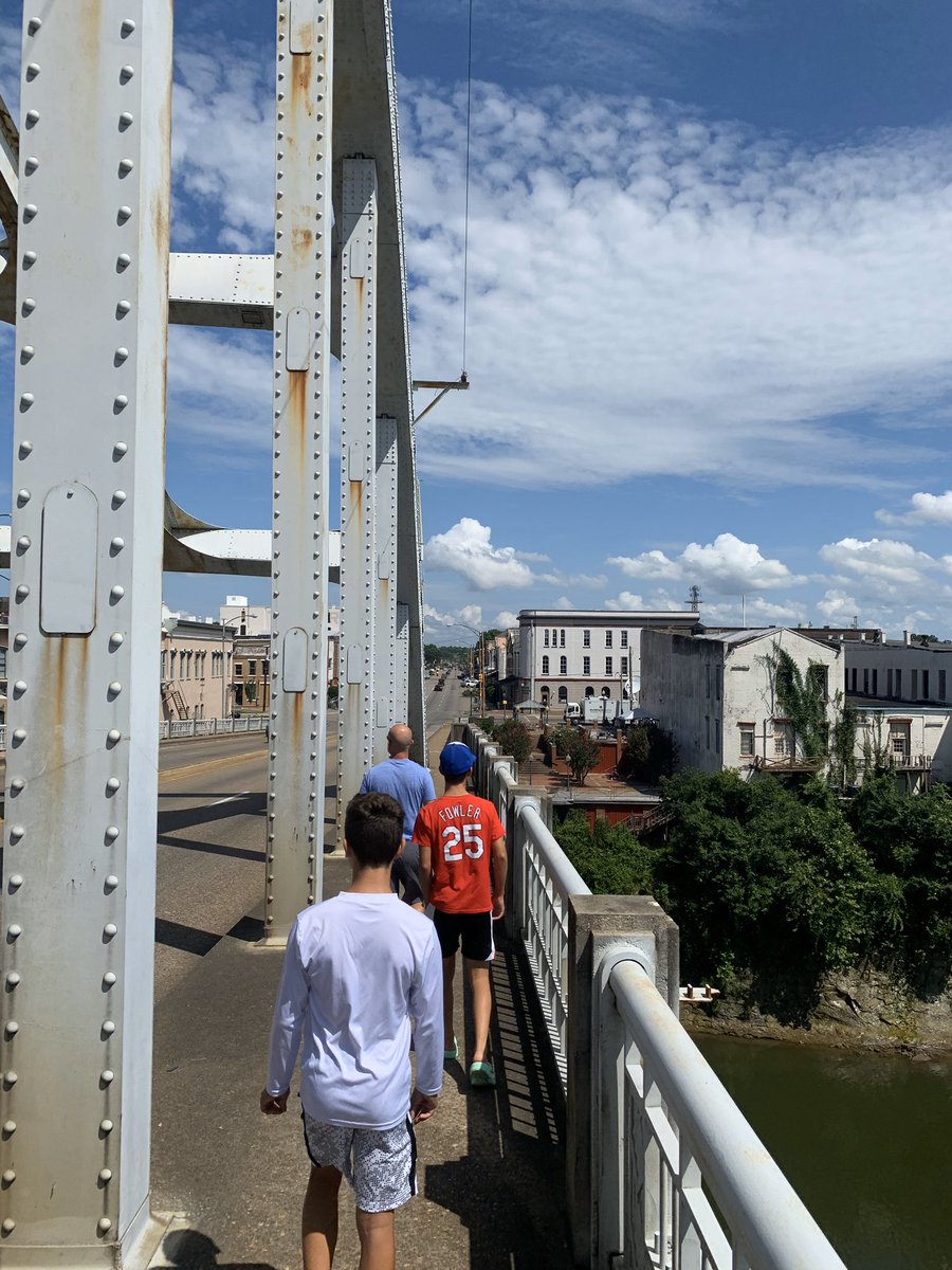 MarkKincannon's tweet photo. We were there yesterday not realizing what would happen there today. To me it is amazing that in a town that is nearly 80% black the name of the bridge still stands #CompassionPlease #Selma #ChangeTheName #JohnLewis https://t.co/yT3FezgWiu