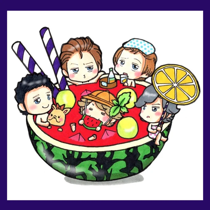 大人のSMAPゴロゴロすいか?カクテル?️ 