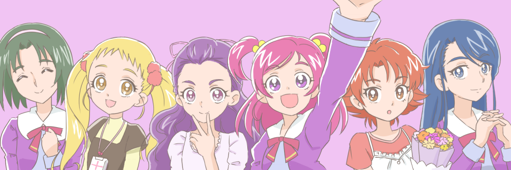夢原のぞみ 「ヘッダー変えようかなーと思って昔描いたのリメイクしたけどなんかイマイチだったので」|まぐあしのイラスト