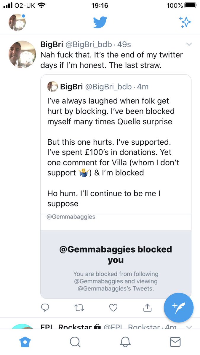 fantfoottipster's tweet photo. @mike_jeski @The_PaulAitken @FPL_Partridge @Fpl_sexy @WaltSaysStuff see ya fellas ... I’ll be gone soon (don’t worry I’m not doing anything daft ... just leaving twitter before I do). The following has broke me. Those who want to reach me know how to👍🙌👋 https://t.co/axGy0rCS2P