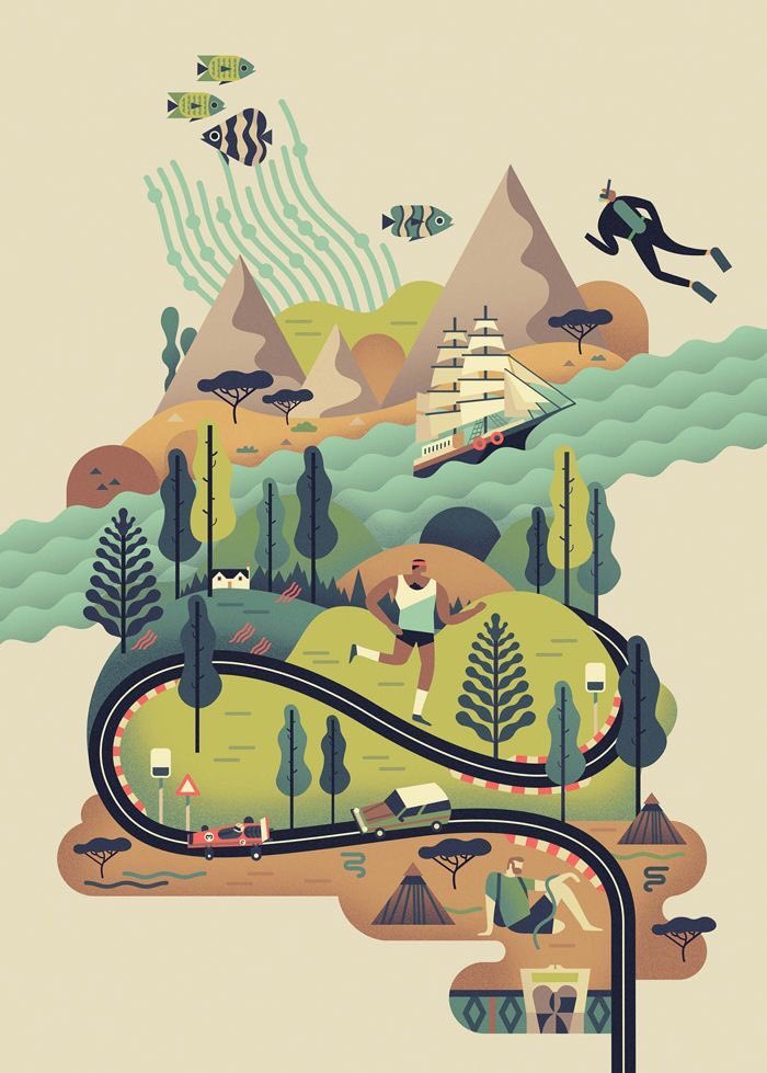 البيئة والمناخ الي انت عايش بيهن مثل السبلت والمبردة الي ببيتك او بشغلك بالصيف.متكدر تنام، تاكل، تشتغل، اذا مو الجو لطيف وبار، متكدر تتفرغ لحل المشاكل الباقية اذا مو بيتك او شغلك باردات ونظيفات