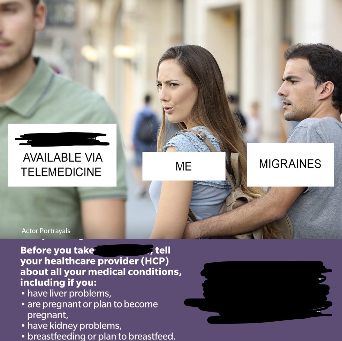 DrHarryThomas's tweet photo. This just cropped up on my FB feed…
Is Big Pharma now browsing Reddit memes for inspiration for #DTCadvertising? https://t.co/WKWA2ITIR4