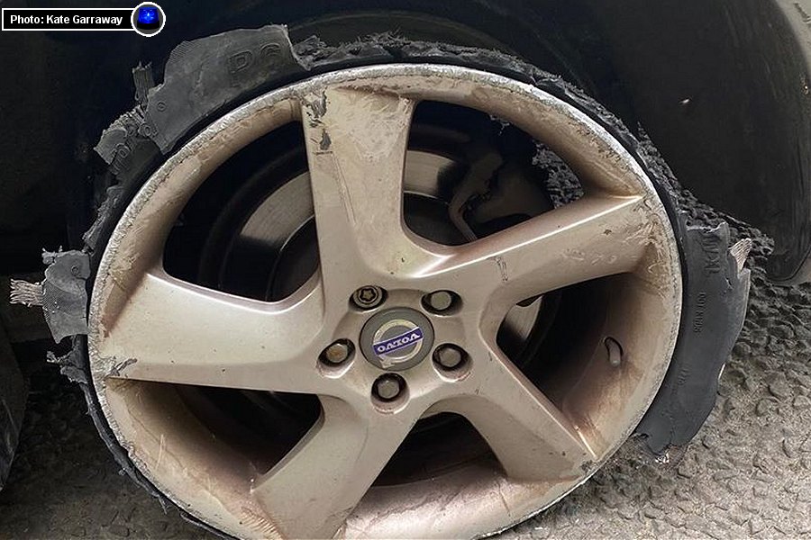 .<a href="/GMB/">Good Morning Britain</a> presenter Kate Garraway says she experienced a “terrifying” full tyre blow out on a Kent motorway earlier today. Garraway said she managed to keep control of her car which also contained her two children, but as the motorway had no hard shoulder, she had to call the police.