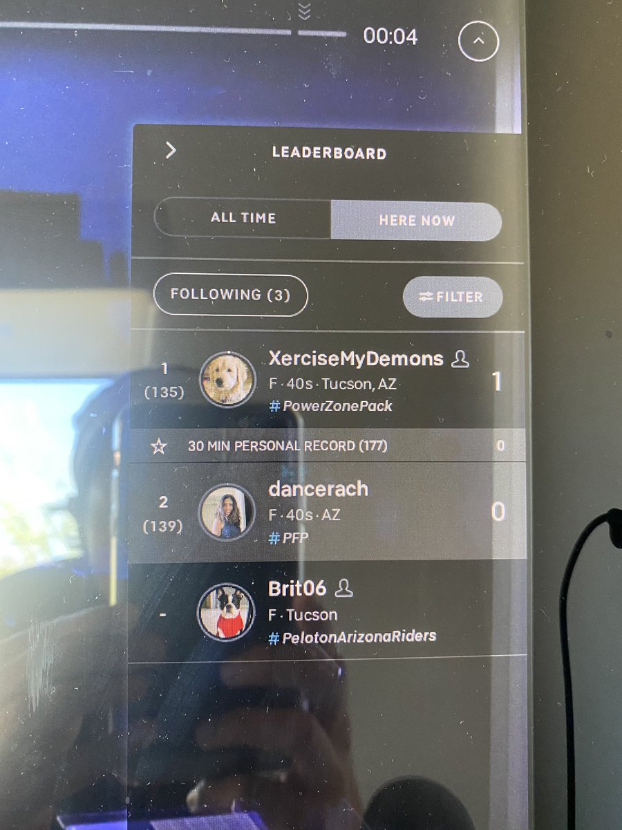 rachnatshroff's tweet photo. Not a bad start to Sunday to try to keep up w/ the fierce @TaylorRiall on my @onepeloton & the @SurgOncUATucson team! Missed you @mcwhmd! Somehow survived HIIT and Hills followed by intense #Doonya Bollywood aerobics class. Going to go pass out now...@UAWomenAcadMed @UAZCancer https://t.co/8aa48NLuHi