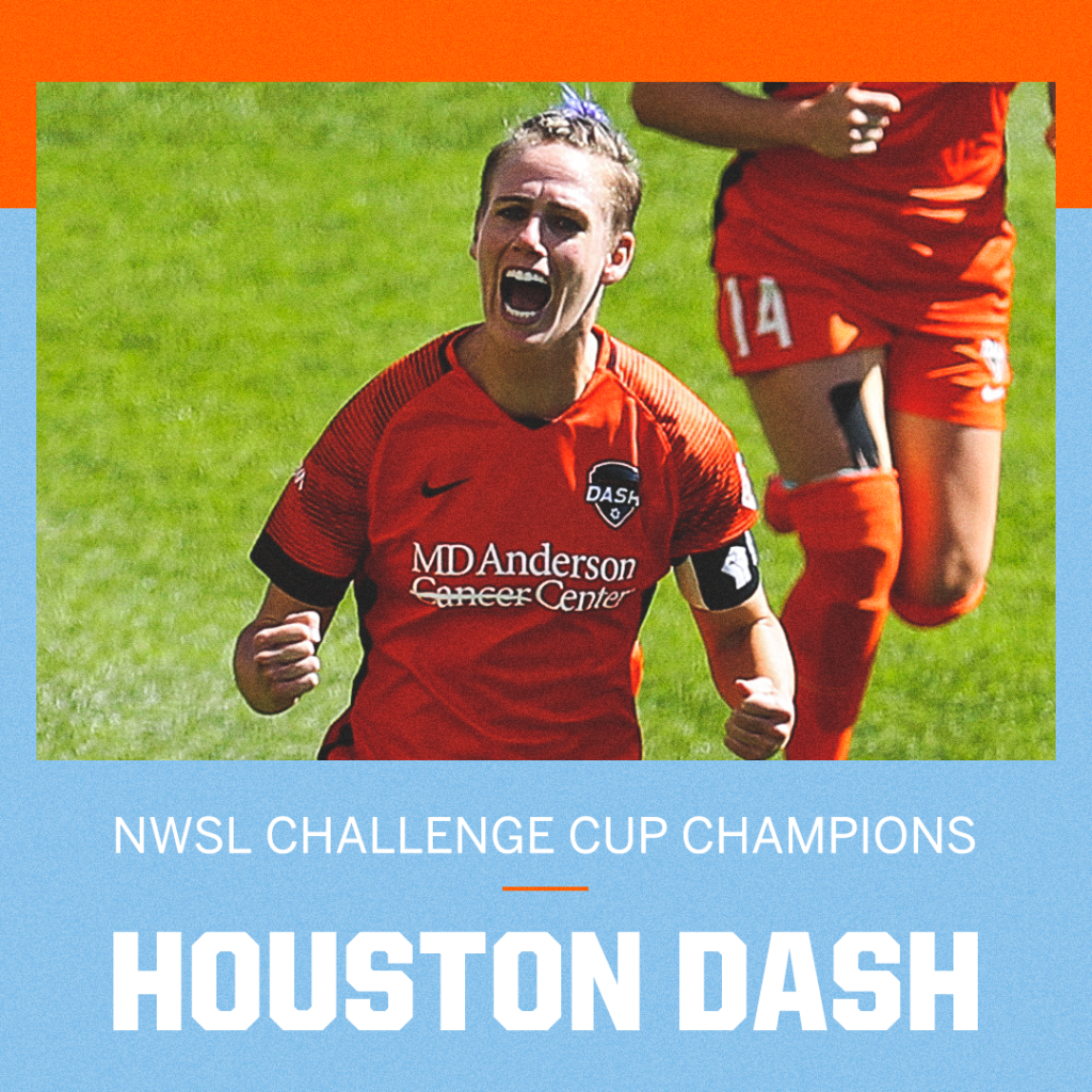espnW's tweet photo. C H A M P I O N S 

@HoustonDash 🏆  #HoldItDown https://t.co/YlZmMVYF59