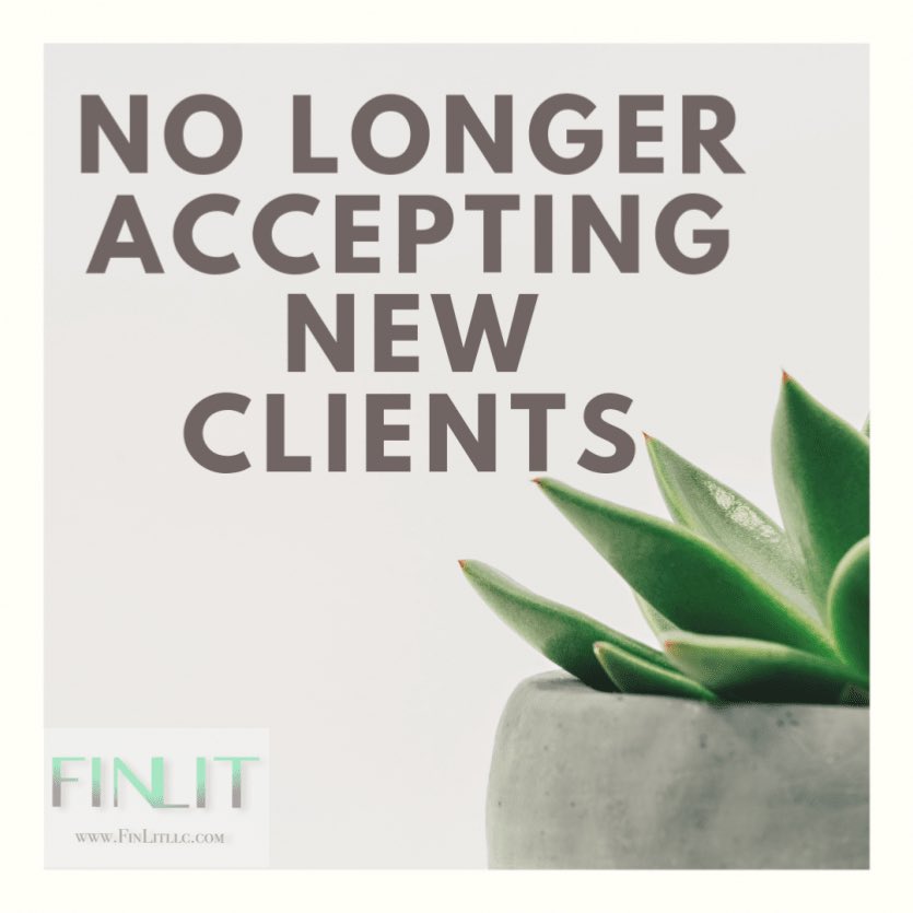 finlitllc's tweet photo. We will begin accepting new clients/appointments in January 2021! This does not affect existing clients appointments! ❤️ https://t.co/3qYAlf0z2B